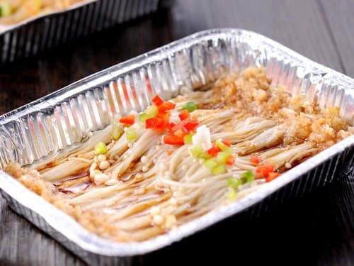 右江锡纸烤金针菇